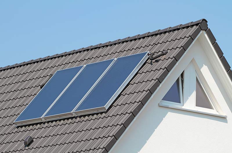 Solarthermie für zu Hause